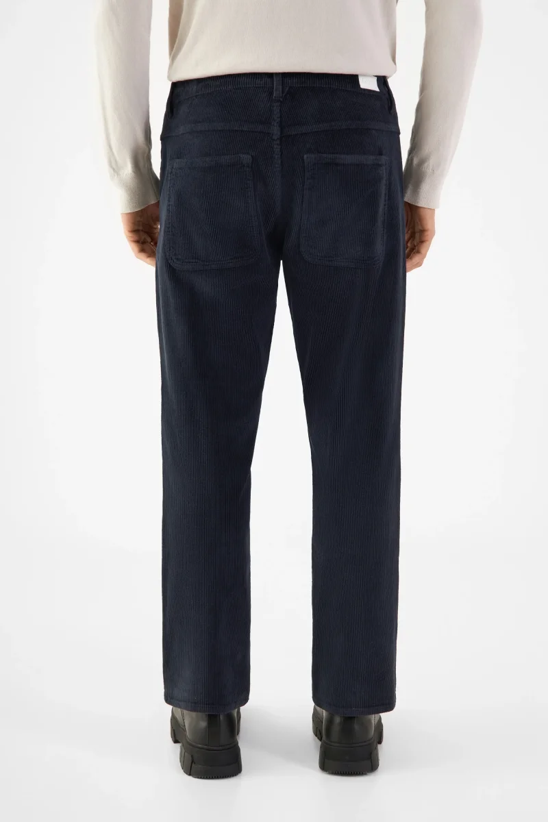 MANE Relaxed Straight Corduroy - French - Dark Navy - Menswear – Bild 4