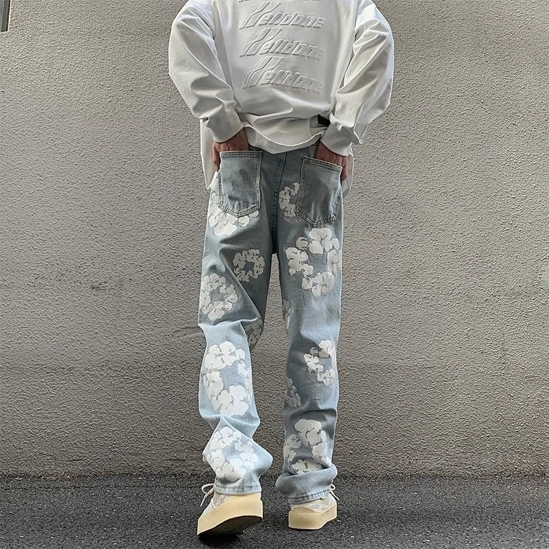Baggy jeans mit muster – Bild 3